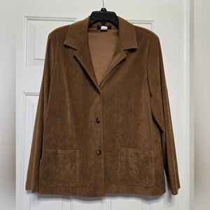 Vintage Brown Women's Jacket Size 16